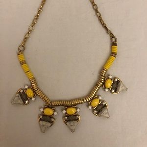 Stella & Dot Pavilion Marble Statement Necklace